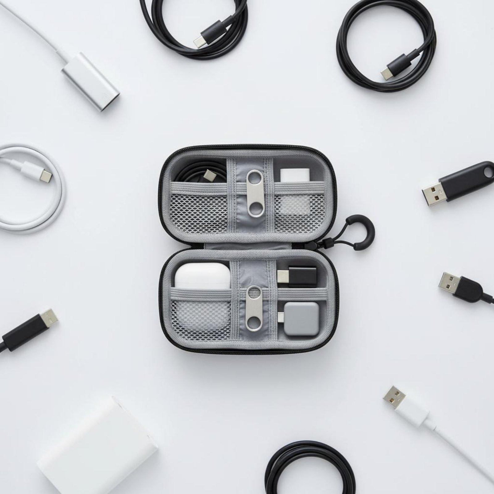 Electronics And Gadgets G - Cord Organizer Case Meerdere compartimenten Universele