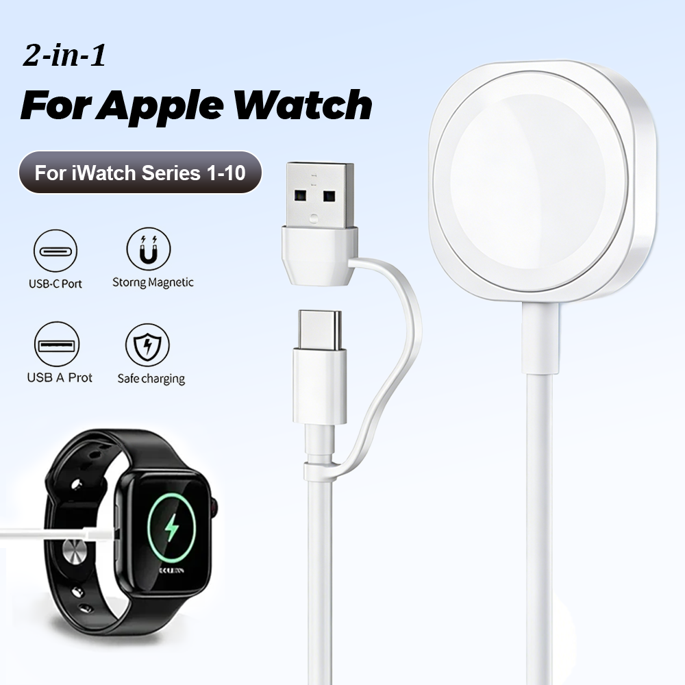Magnetic Charging Cable - 2-in-1 Magnetische Draadloze USB A Snellader