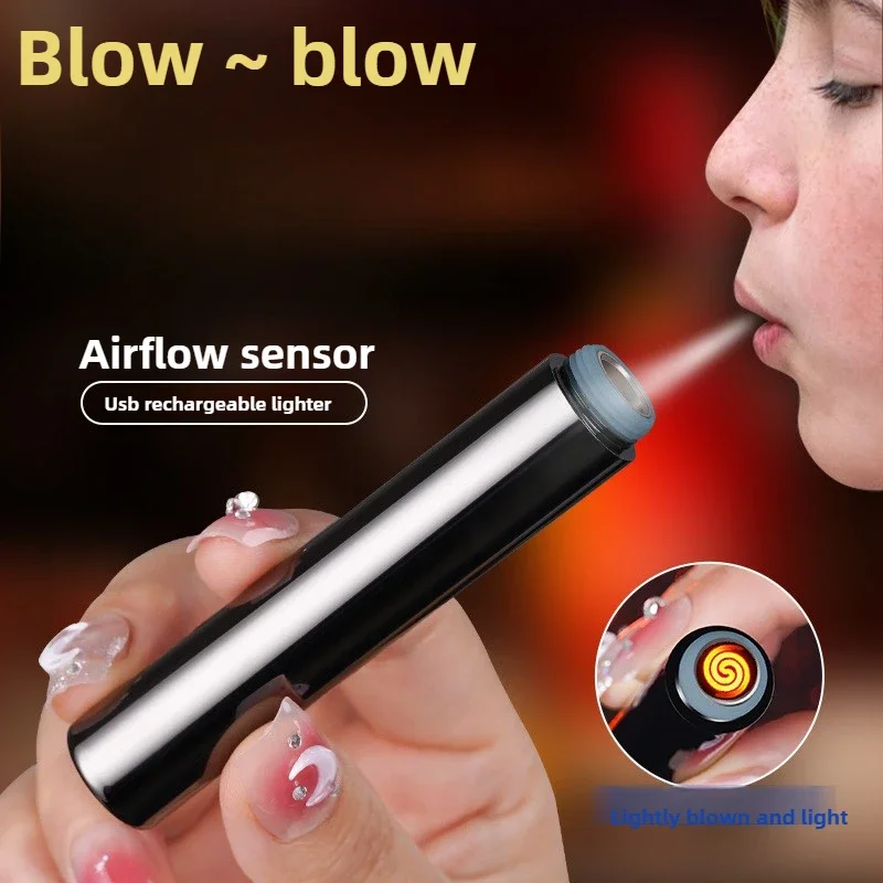 Electronics Gadgets And Accessories - Creatief Blazen Winddicht Vlamloze Elektronische Aansteker