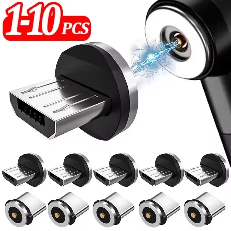 Magnetic Charging Cable - 1/5/10PCS USB-A Type C Magnetische Plug
