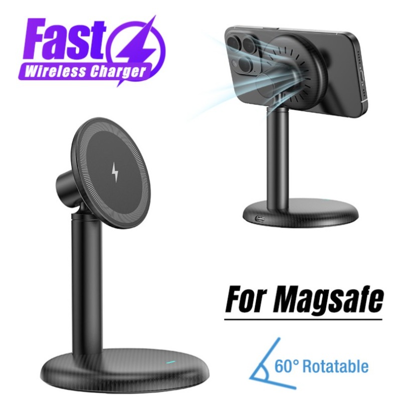 Magnetic Charging Cable - Desktop Magnetische Telefoon Stand Snelle Draadloze