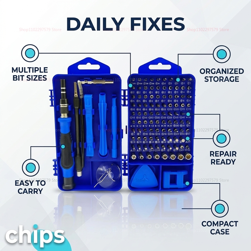 115-delige multifunctionele sc - Electronics Gadgets And Accessories recensie en prijs