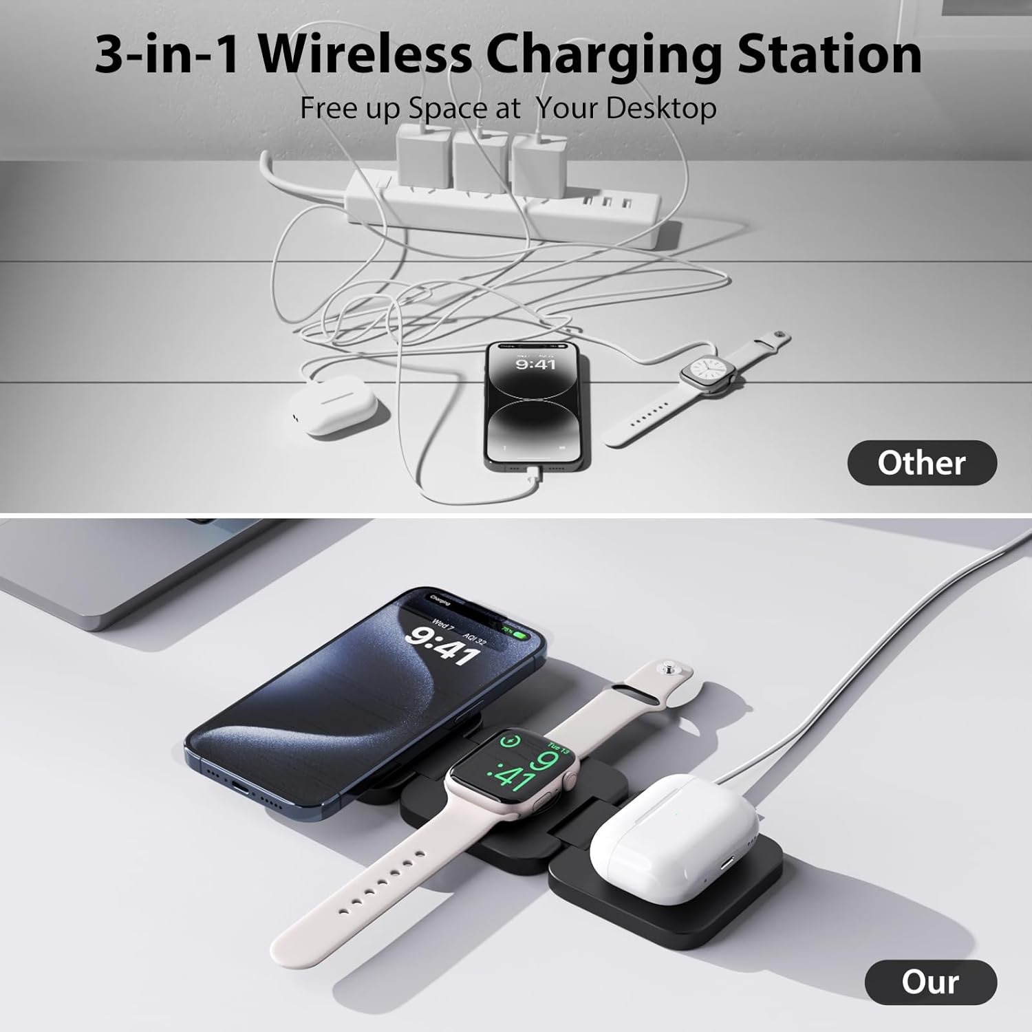 Opvouwbare 3-in-1 snelle draad - Magnetic Charging Cable recensie en prijs