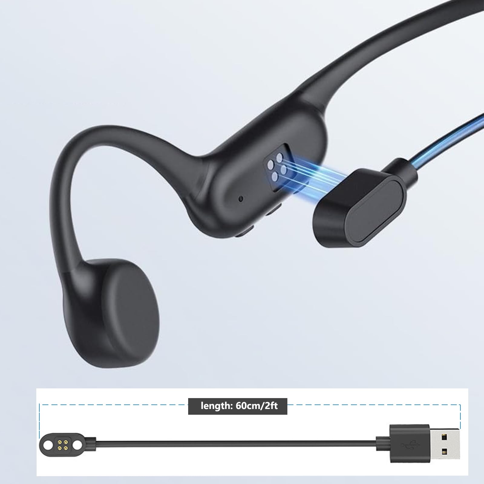 Beenconductie-oordopjes met ma - Magnetic Charging Cable recensie en prijs