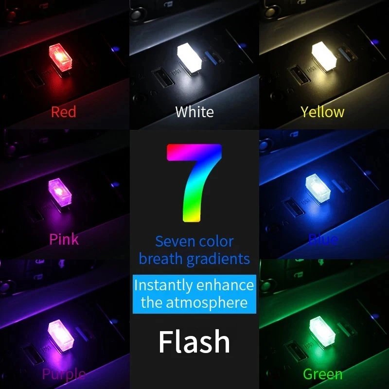1/4 stuks Mini USB LED Autolam - Electronics Gadgets And Accessories recensie en prijs