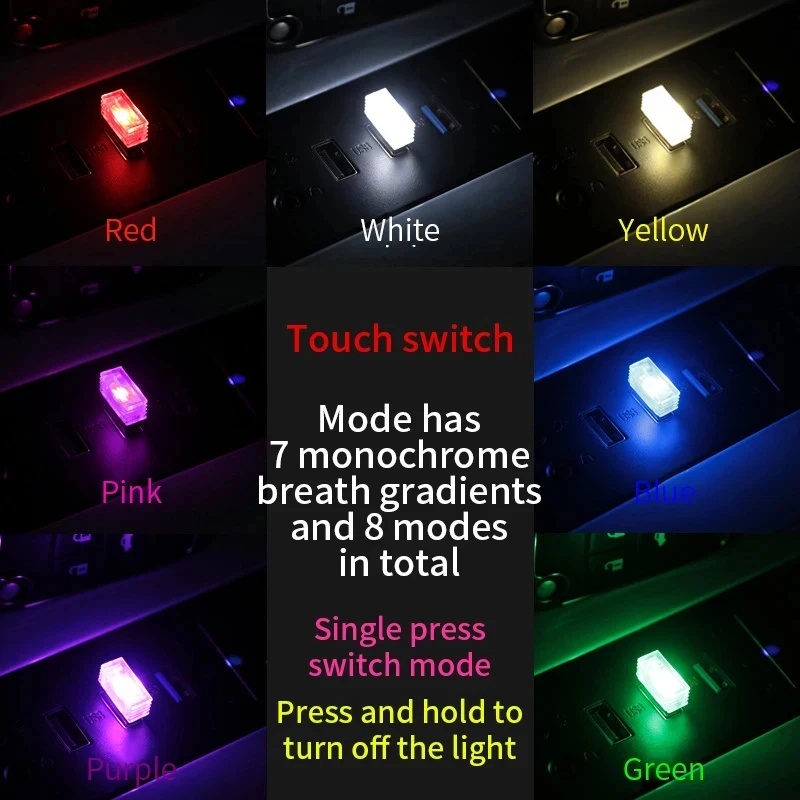 1/4 stuks Mini USB LED Autolam - Electronics Gadgets And Accessories recensie en prijs