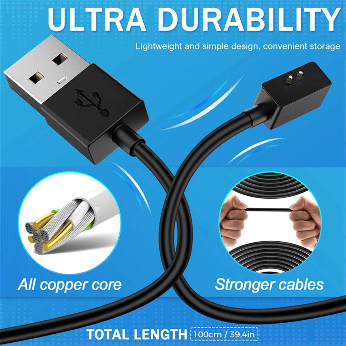 Snelle oplaadkabel voor Watch  - Magnetic Charging Cable recensie en prijs