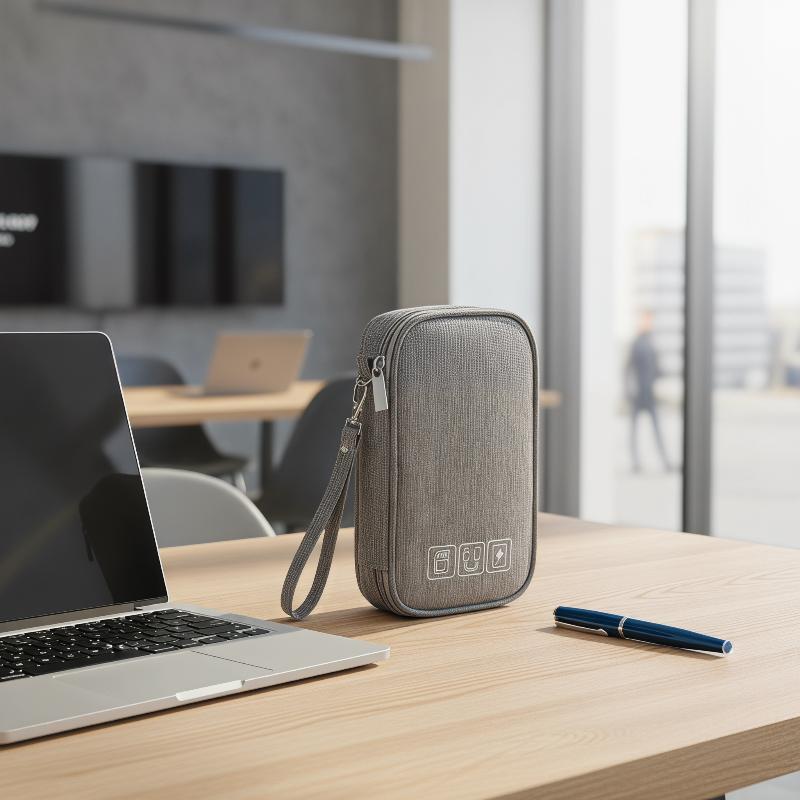 Dubbellaagse kabelopbergtas vo - Electronics Gadgets And Accessories recensie en prijs