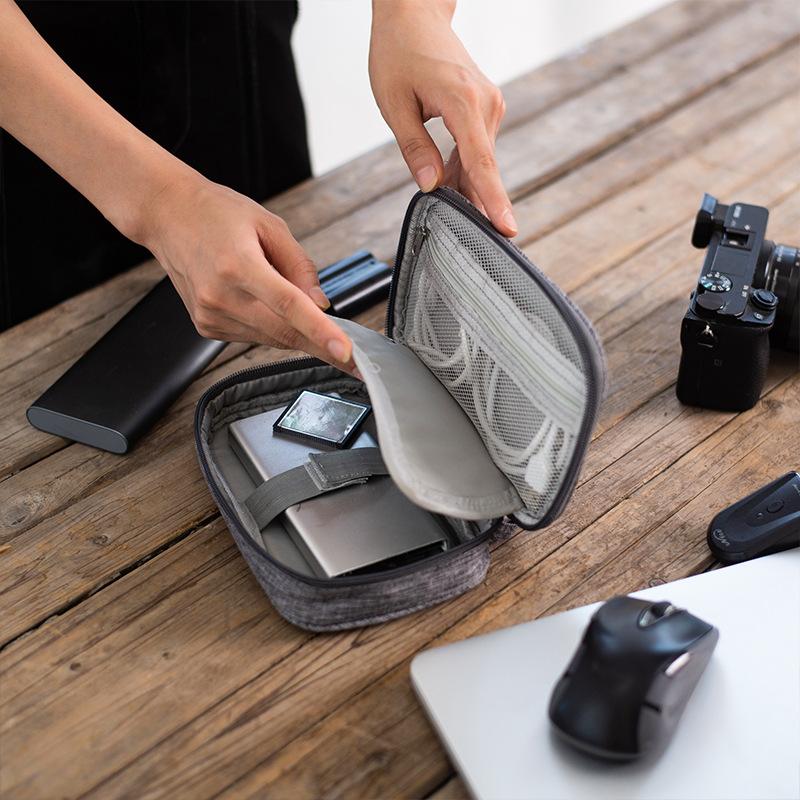 Dubbellaagse kabelopbergtas vo - Electronics Gadgets And Accessories recensie en prijs