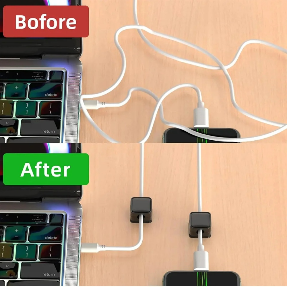 Magnetische kabelclip-organize - Magnetic Charging Cable recensie en prijs