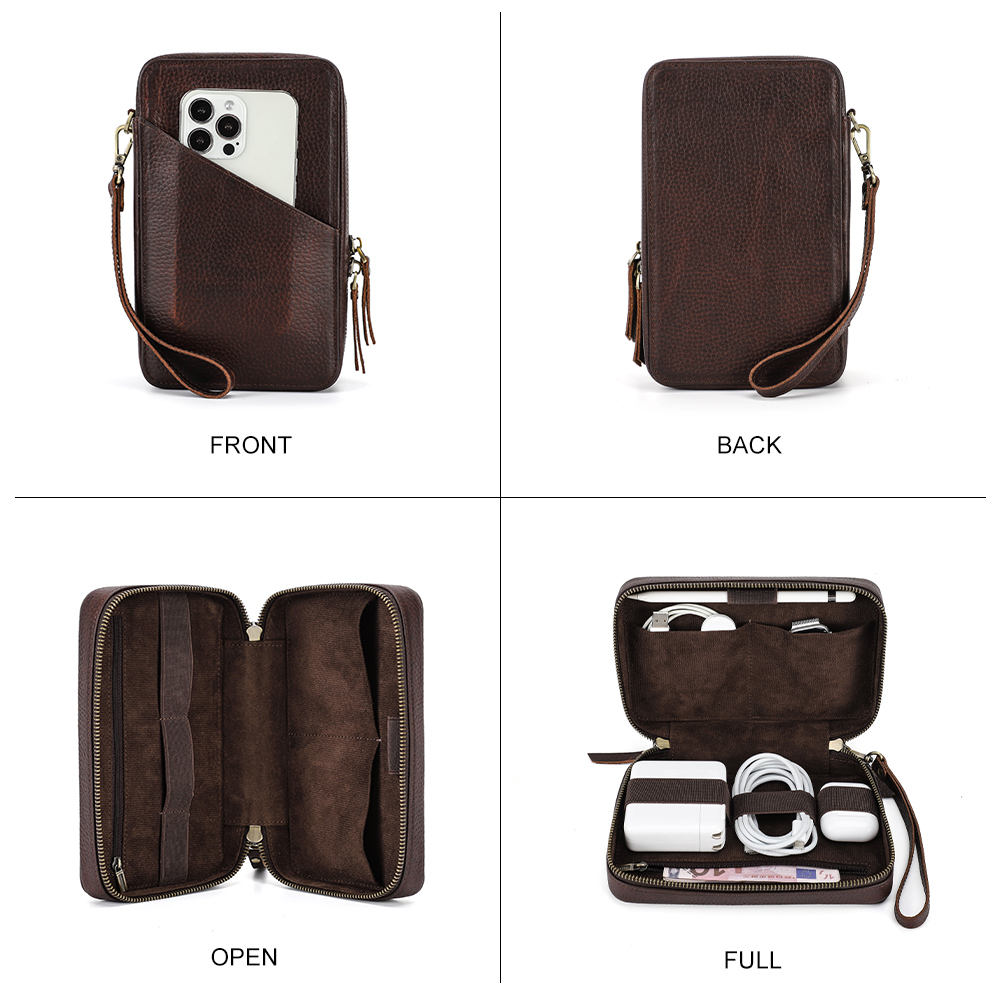 Echt leer Draagbare USB-dataka - Electronics Gadgets And Accessories recensie en prijs