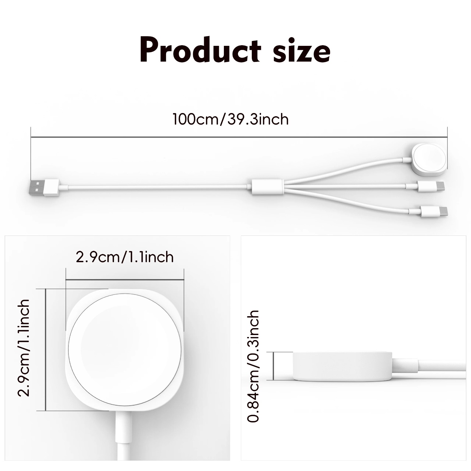 3-in-1 Magnetische Horloge-opl - Magnetic Charging Cable recensie en prijs