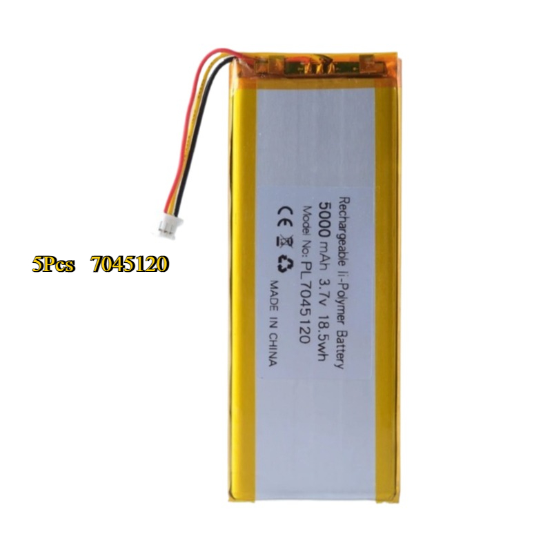 Nieuwe 3.7V 5000mAh 7045120 Li - New Gadgets Electronic recensie en prijs