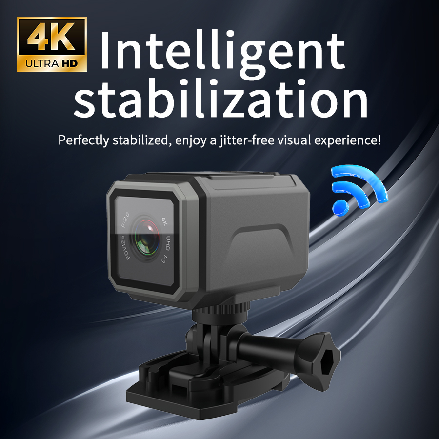 4K EIS-actiecamera 125 °   Gro - Action Camera 4K recensie en prijs